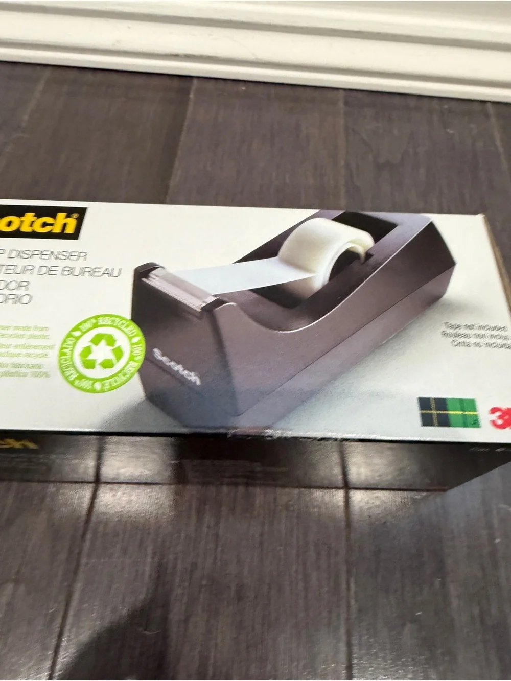 NWT Scotch Black Desktop Tape Dispenser by 3M Home Office